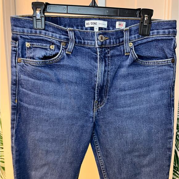 Re/Done Mid Rise Kick Flare Stretch Size 30 - Picture 5 of 12